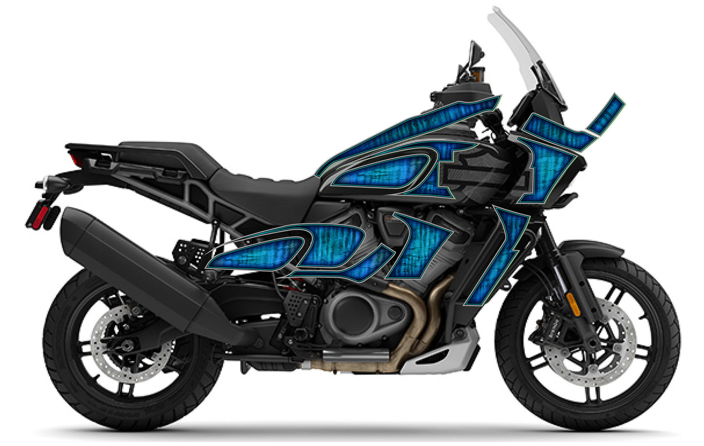 2021 - 2025 Harley Davidson Pan America Rocker Graphics Kit