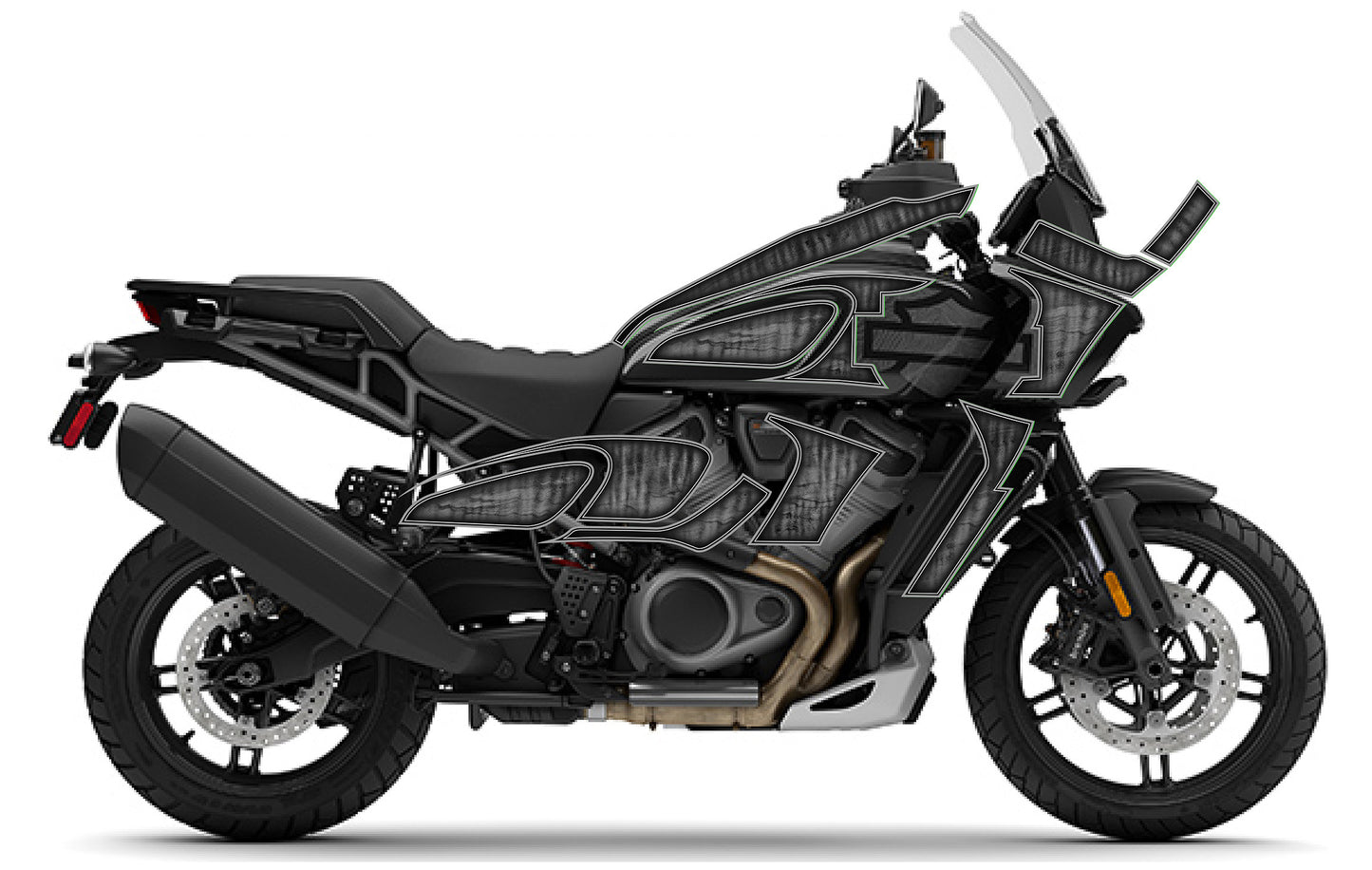 2021 - 2025 Harley Davidson Pan America Rocker Graphics Kit