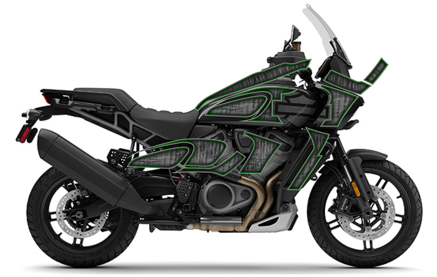 2021 - 2025 Harley Davidson Pan America Rocker Graphics Kit