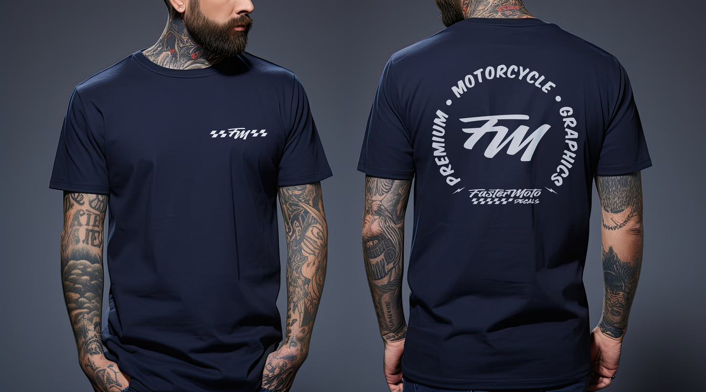 Faster Moto "FM" Premium Short Sleeve T-Shirt