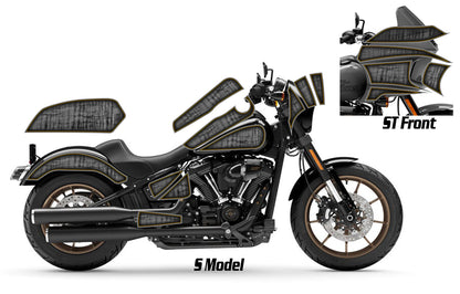 2016 - 2024 Harley Davidson Low Rider S/ST Rocker Graphics Kit