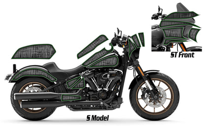 2016 - 2024 Harley Davidson Low Rider S/ST Rocker Graphics Kit