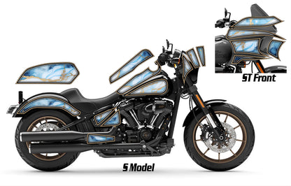 2016 - 2025 Harley Davidson Low Rider S/ST Geo Graphics Kit