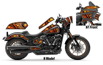 2016 - 2025 Harley Davidson Low Rider S/ST Geo Graphics Kit