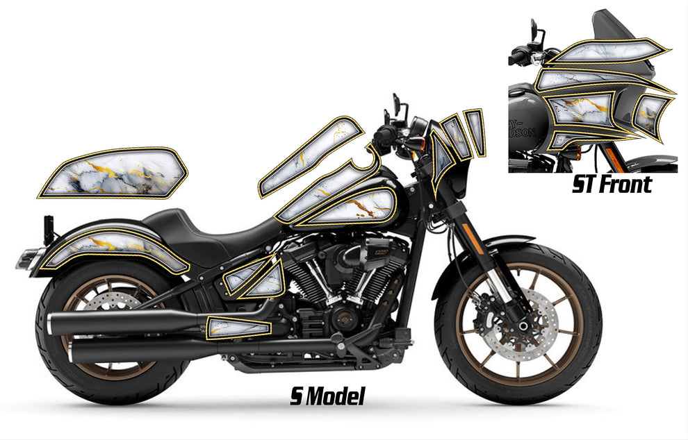 2016 - 2025 Harley Davidson Low Rider S/ST Geo Graphics Kit – Faster ...
