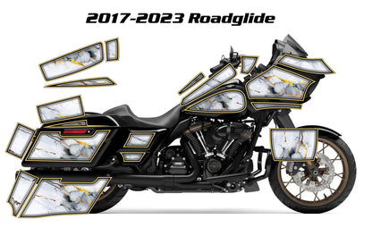 2017 - 2023 Harley Davidson Road Glide Geo Graphics Kit