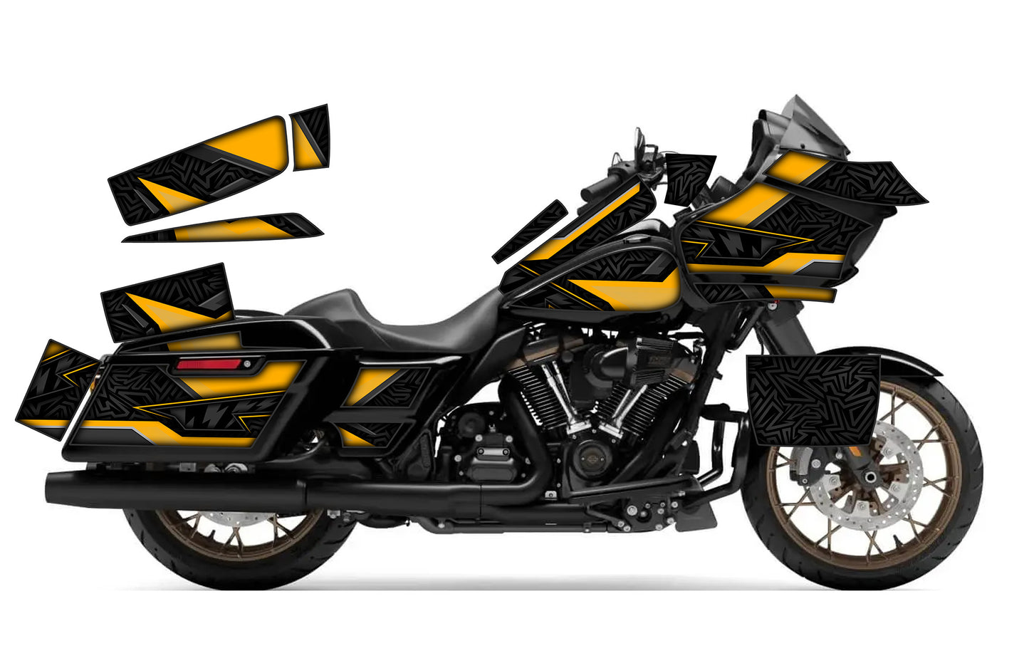 2015 - 2023 Harley Davidson Road Glide OG 2.0 Graphics Kit
