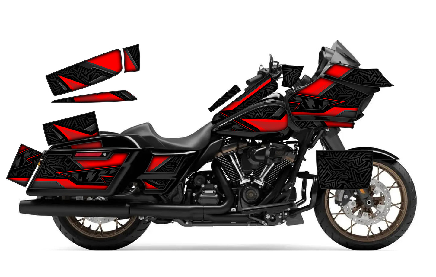 2015 - 2023 Harley Davidson Road Glide OG 2.0 Graphics Kit