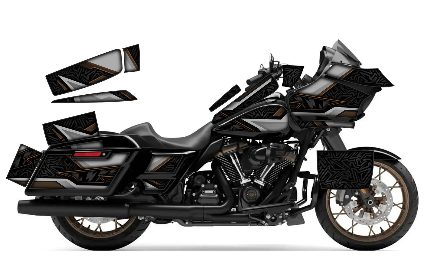 2015 - 2023 Harley Davidson Road Glide OG 2.0 Graphics Kit