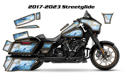 2017 - 2023 Harley Davidson Street Glide Geo Graphics Kit