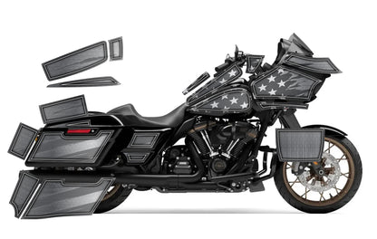2015 - 2023 Harley Davidson Road Glide The Patriot Graphics Kit