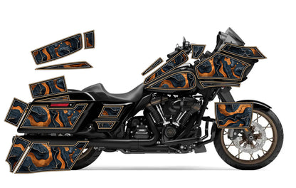 2015 - 2023 Harley Davidson Road Glide Geo Graphics Kit
