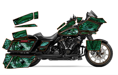 2015 - 2023 Harley Davidson Road Glide Maui Moto Graphics Kit