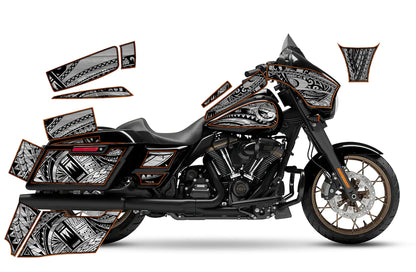 2014 - 2023 Harley Davidson Street Glide Maui Moto Graphics Kit