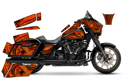 2014 - 2023 Harley Davidson Street Glide Maui Moto Graphics Kit