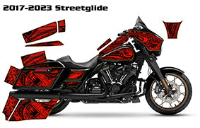 2017 - 2023 Harley Davidson Street Glide Maui Moto Graphics Kit