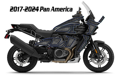 2017 - 2024 Harley Davidson Pan America Rocker Graphics Kit