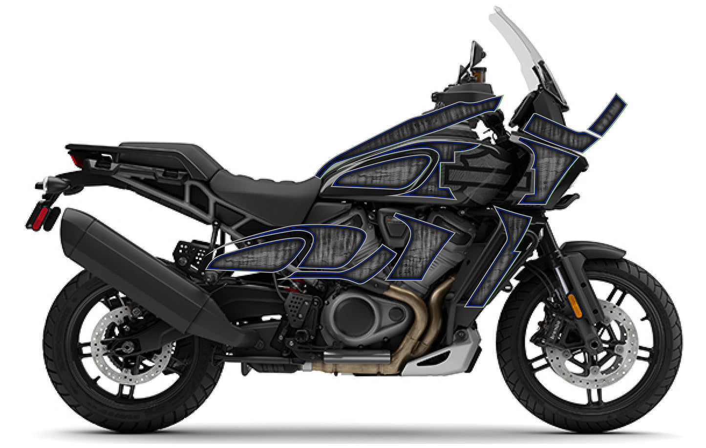 2021 - 2025 Harley Davidson Pan America Rocker Graphics Kit