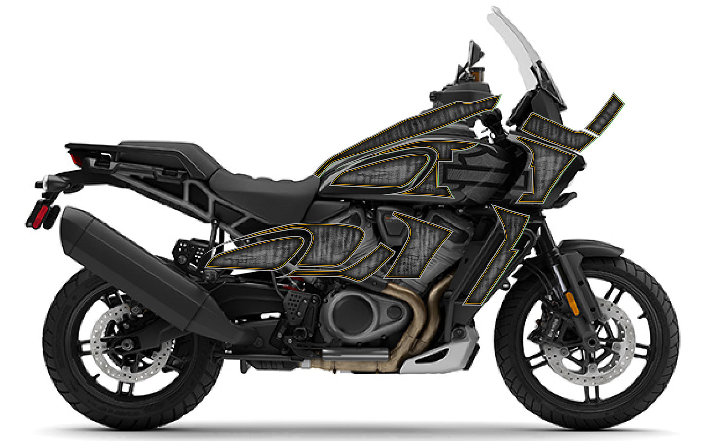 2021 - 2025 Harley Davidson Pan America Rocker Graphics Kit