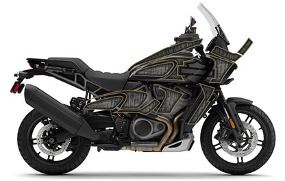 2021 - 2025 Harley Davidson Pan America Rocker Graphics Kit