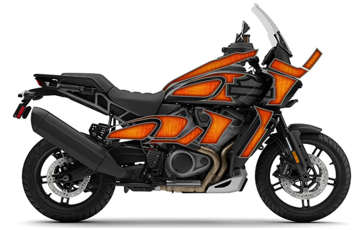 2021 - 2025 Harley Davidson Pan America Rocker Graphics Kit