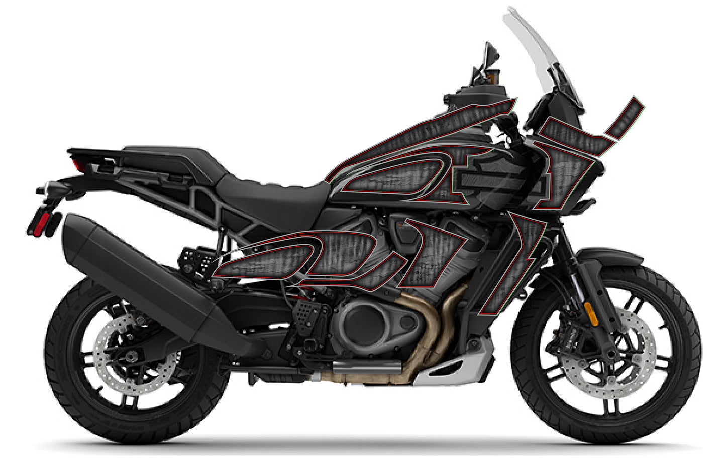 2021 - 2025 Harley Davidson Pan America Rocker Graphics Kit