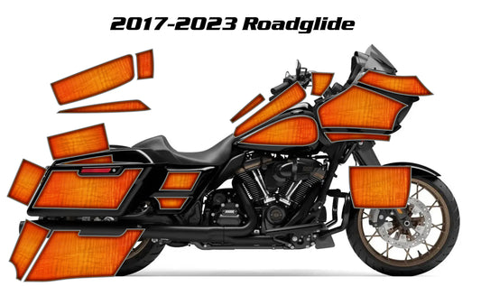 2017 - 2023 Harley Davidson Road Glide Rocker Graphics Kit