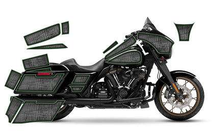 2014 - 2023 Harley Davidson Street Glide Rocker Graphics Kit