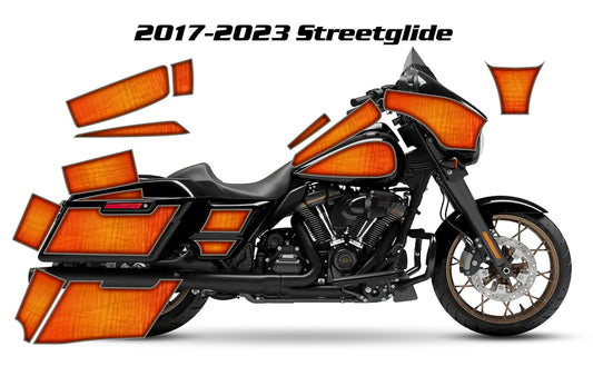 2017 - 2023 Harley Davidson Street Glide Rocker Graphics Kit