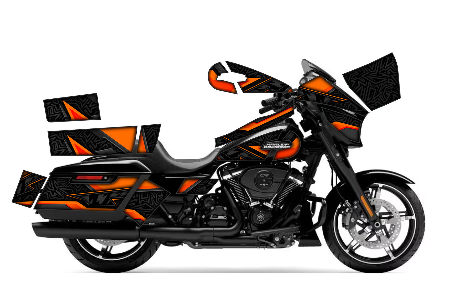 2024 - 2025 Harley Davidson Street Glide OG 2.0 Graphics Kit