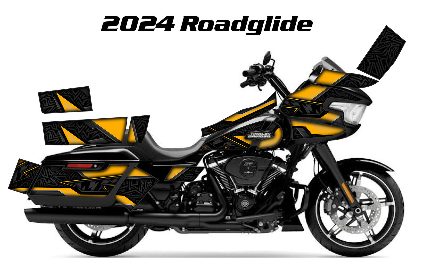 2024 Harley Davidson Road Glide OG 2.0 Graphics Kit