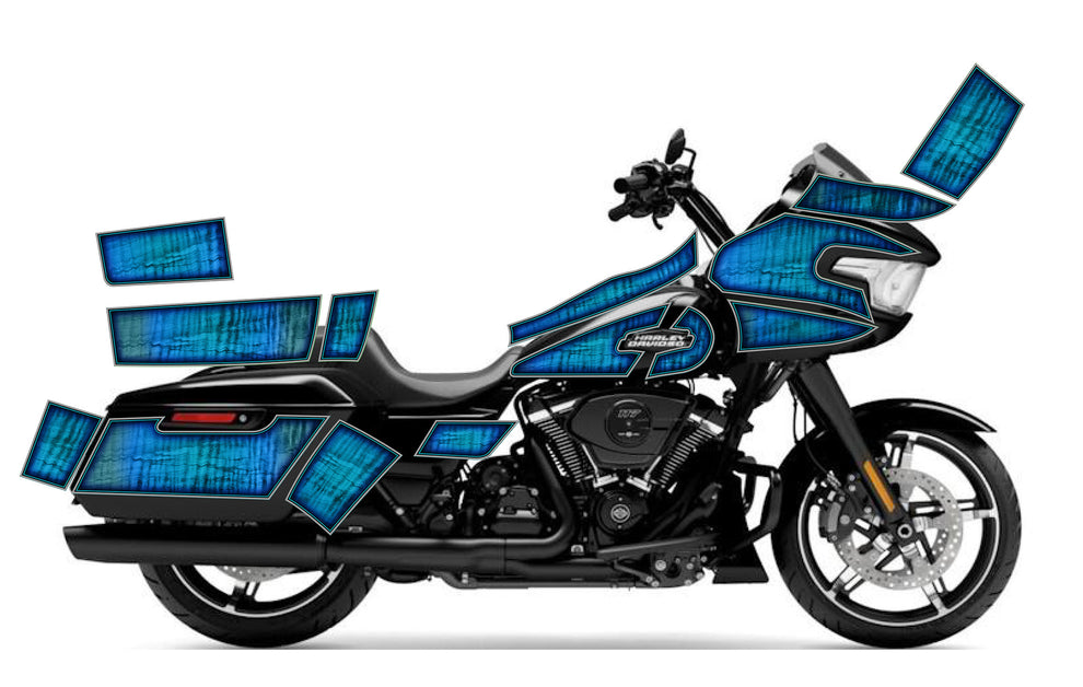 Electric Rocker Graphics 2024 -2025 Harley Davidson Road Glide Rocker Graphics Kit – Faster Moto ...