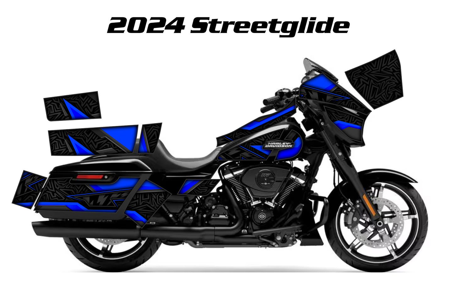 2024 Harley Davidson Street Glide OG 2.0 Graphics Kit