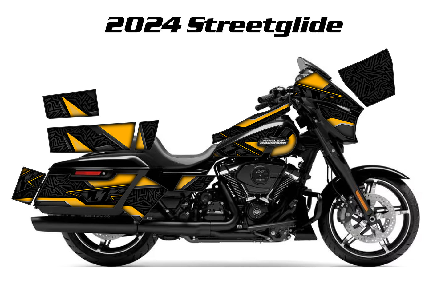 2024 Harley Davidson Street Glide OG 2.0 Graphics Kit