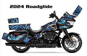 2024 Harley Davidson Road Glide Maui Moto Graphics Kit