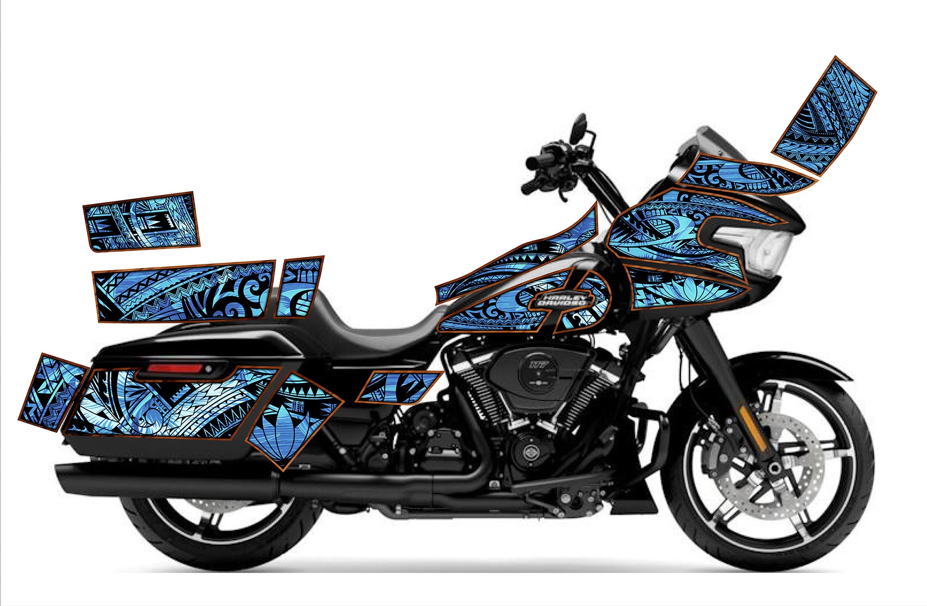 harley davidson motorcycle wrap shop