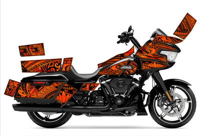 2024 - 2025 Harley Davidson Road Glide Maui Moto Graphics Kit