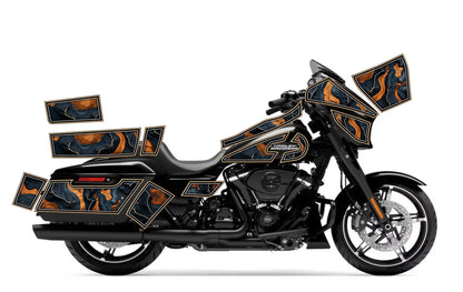 2024 - 2025 Harley Davidson Street Glide Geo Graphics Kit