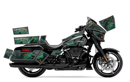 2024 - 2025 Harley Davidson Street Glide Geo Graphics Kit