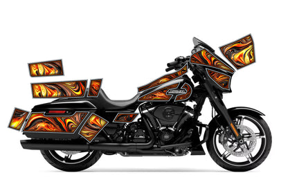 2024 - 2025 Harley Davidson Street Glide Geo Graphics Kit