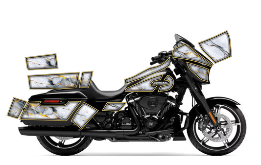2024 - 2025 Harley Davidson Street Glide Geo Graphics Kit