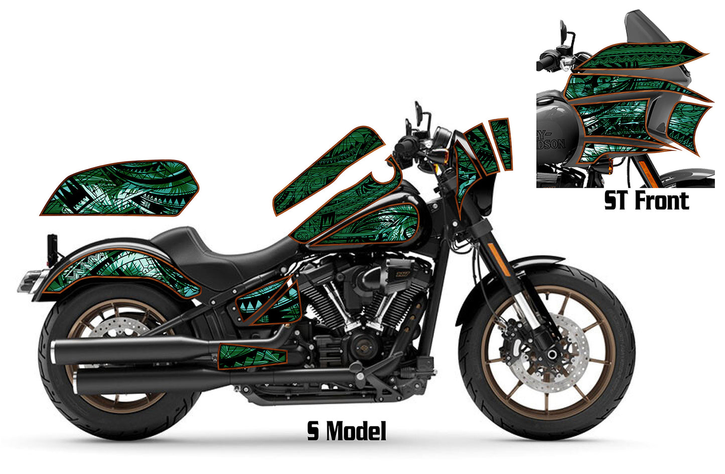2016-2025 Harley Davidson Low Rider S/ST Maui Moto Graphics Kit