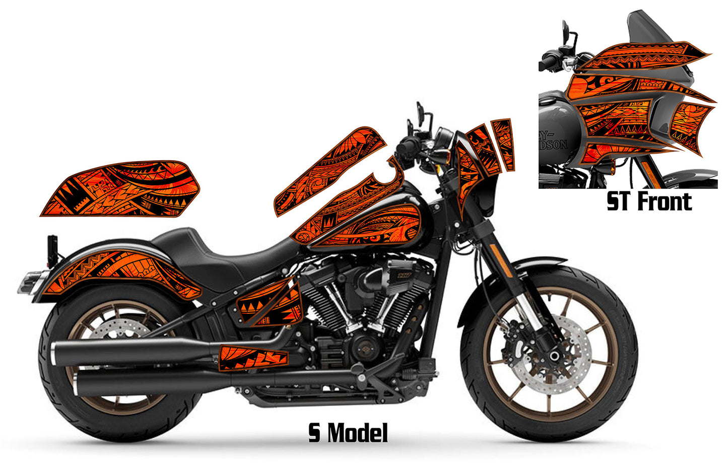 2016-2025 Harley Davidson Low Rider S/ST Maui Moto Graphics Kit