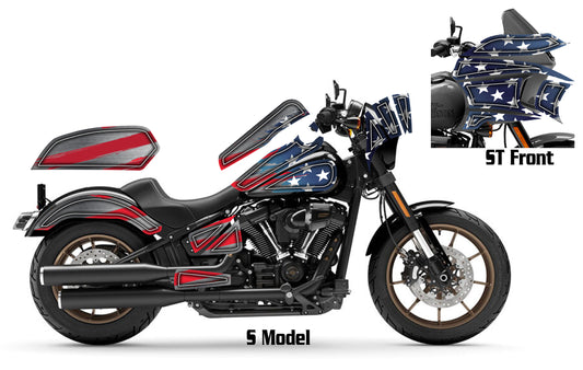 2016 - 2025 Harley Davidson Low Rider S/ST The Patriot Graphics Kit