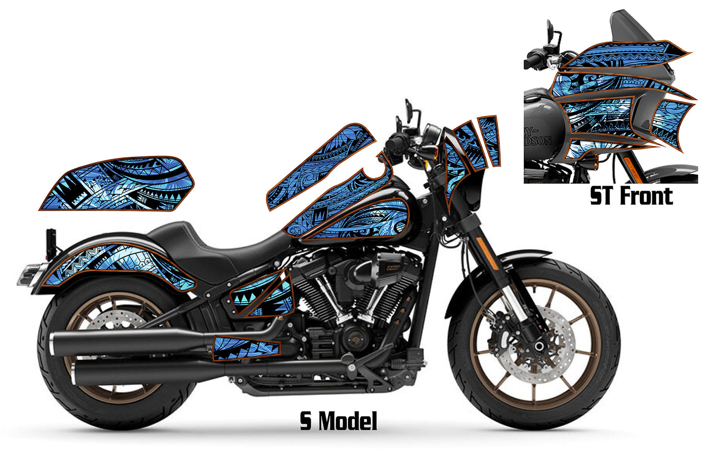 2016-2025 Harley Davidson Low Rider S/ST Maui Moto Graphics Kit