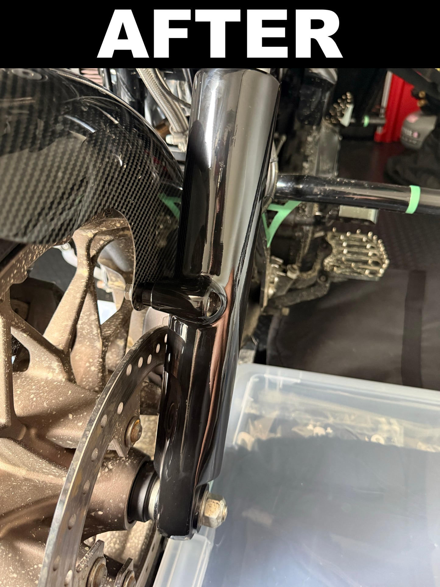 Faster Moto Fork Guards