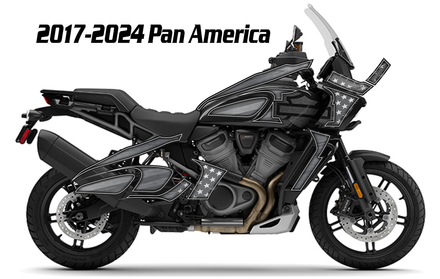 2017 - 2024 Harley Davidson Pan America The Patriot Graphics Kit