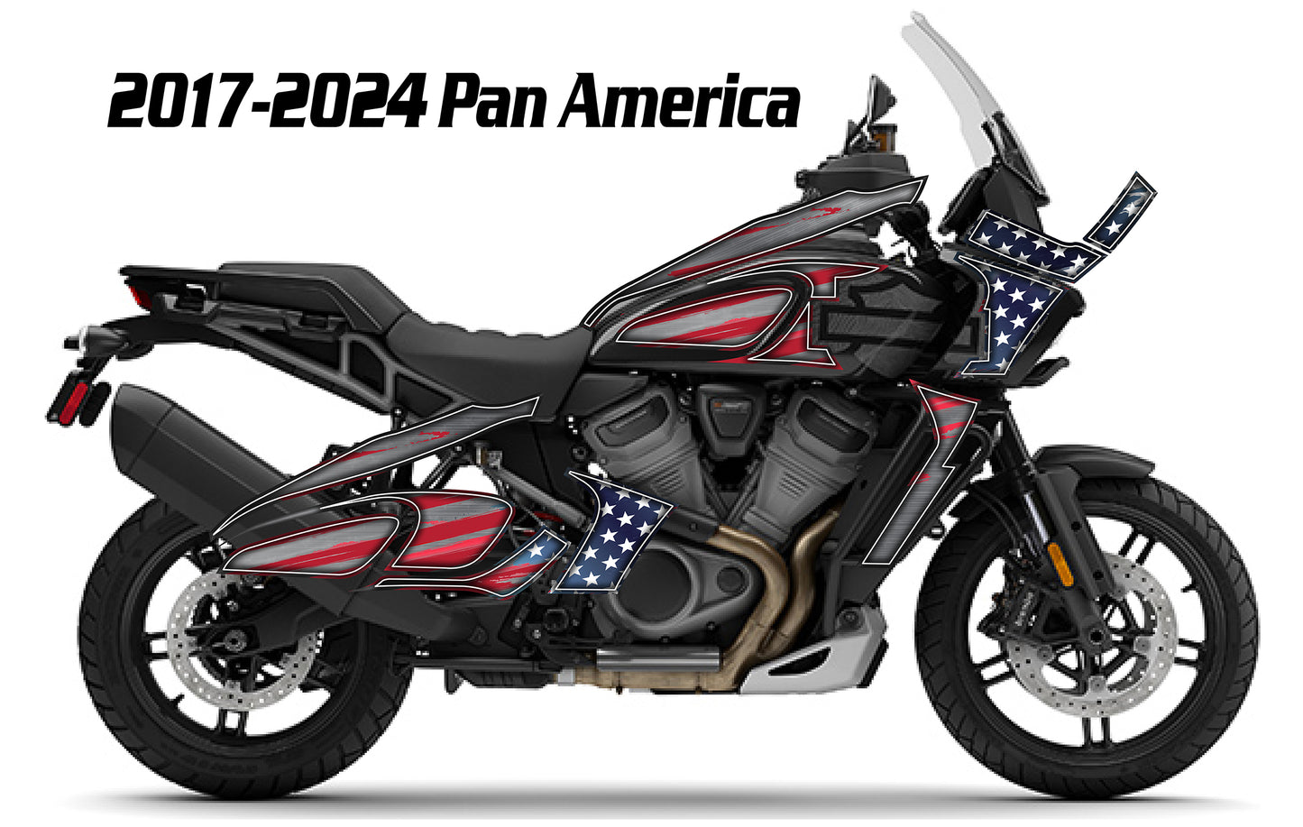 2017 - 2024 Harley Davidson Pan America The Patriot Graphics Kit