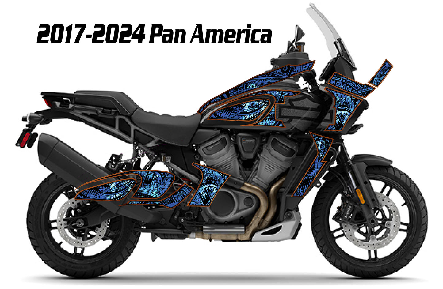 2017 - 2024 Harley Davidson Pan America Maui Moto Graphics Kit