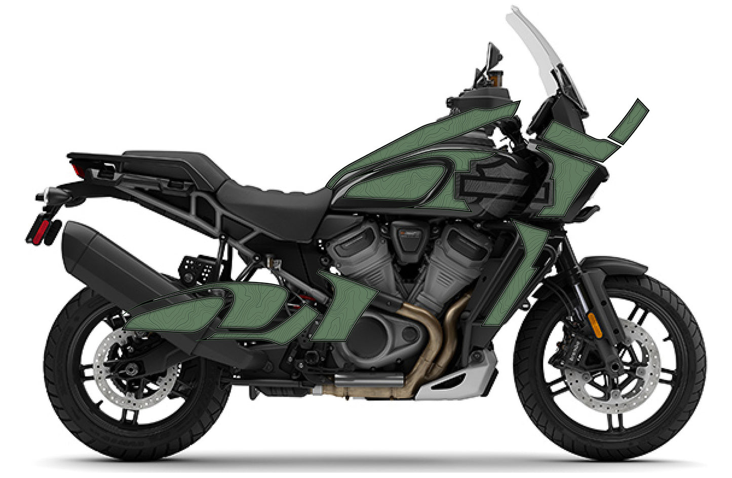 2021 - 2025 Harley Davidson Pan America Topo Graphics Kit